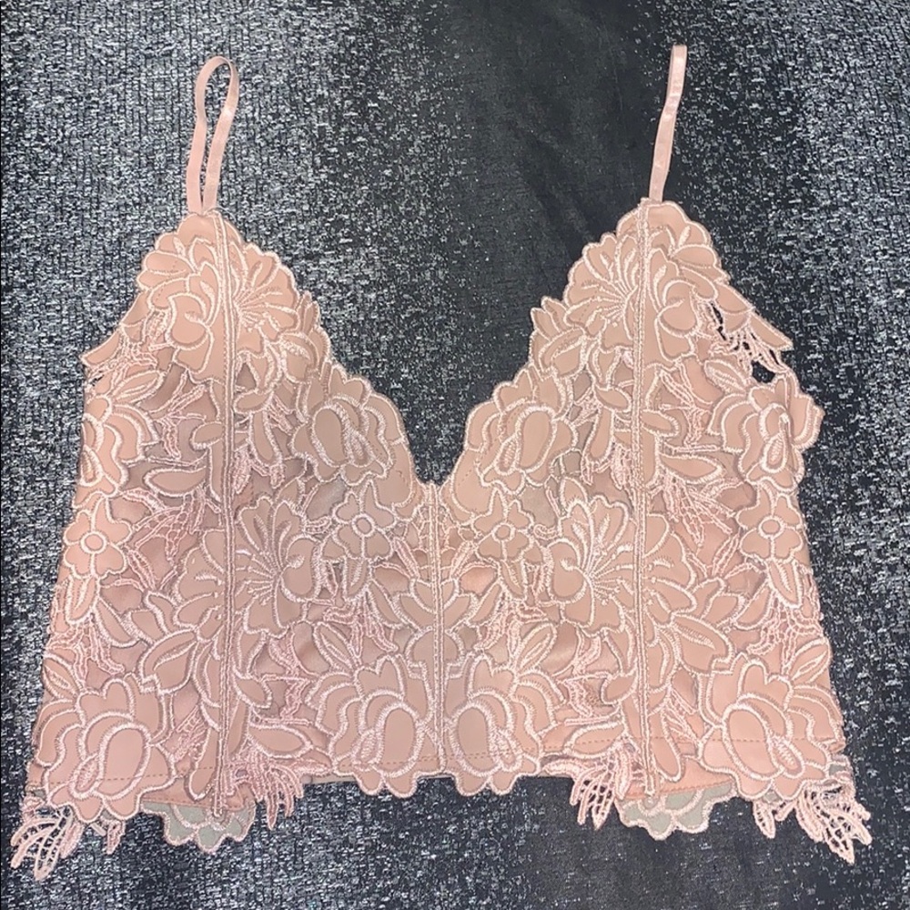 Say what? Low cut crop top